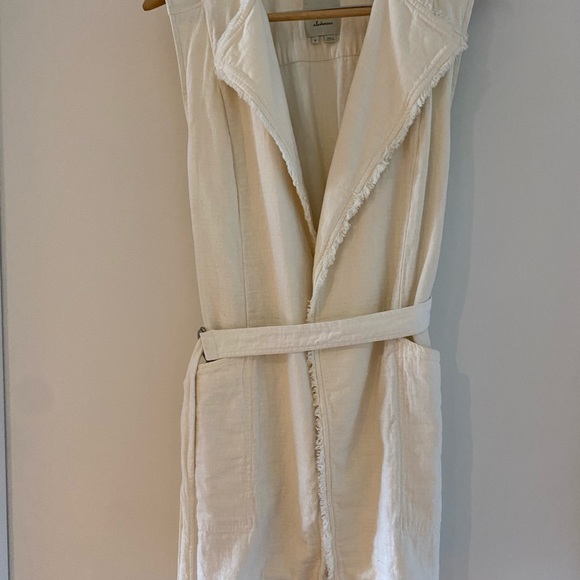 Linen sleeveless coat from Anthropologie - Picture 2 of 9